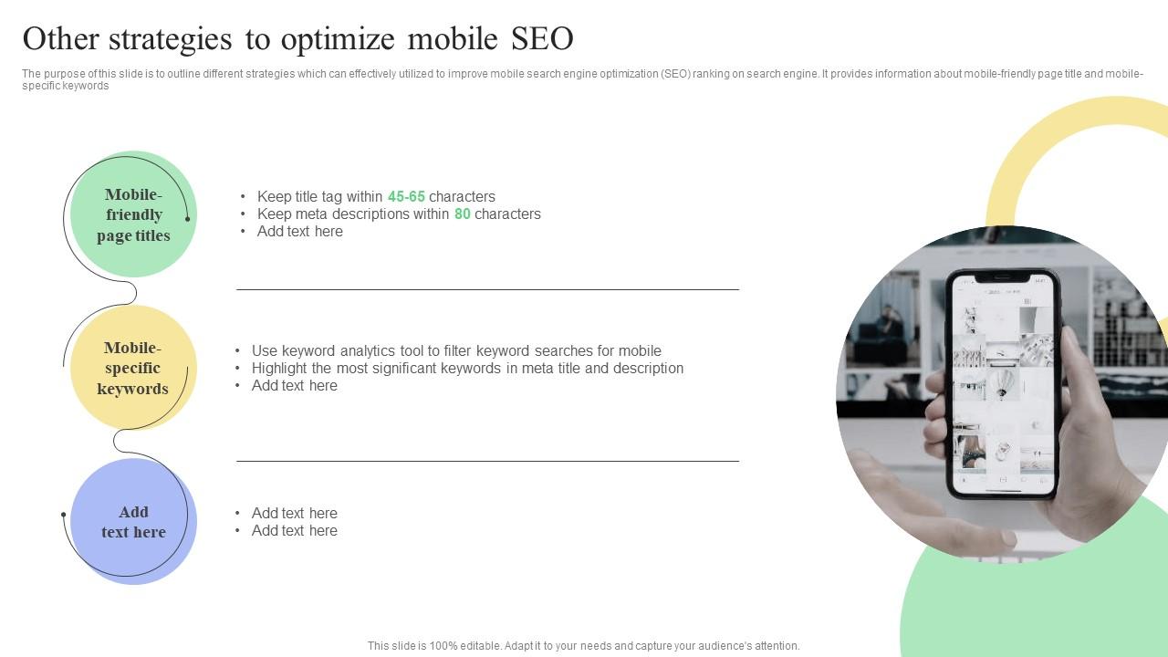 Other Strategies To Optimize Mobile SEO Mobile SEO Guide Internal And External Measures To Optimize