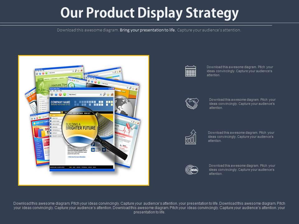 Our Product Display Strategy Ppt Slides PowerPoint Slide Images PPT