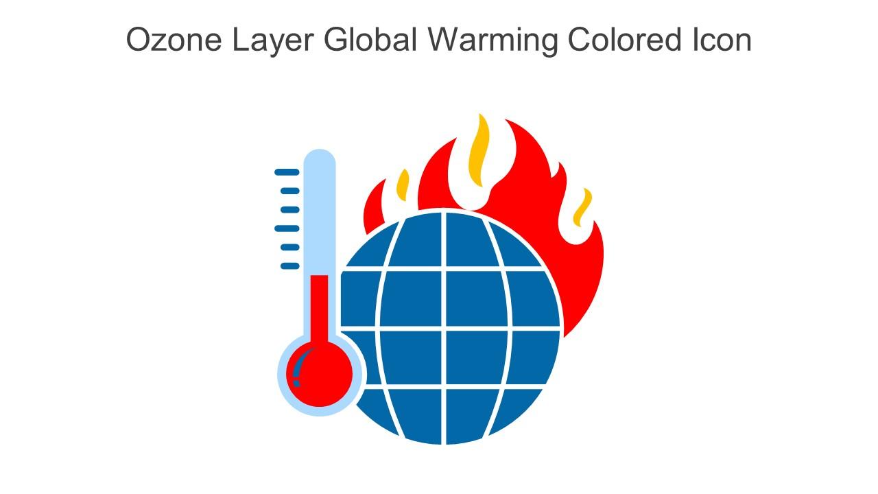 Ozone Layer Global Warming Colored Icon In Powerpoint Pptx Png And Editable Eps Format