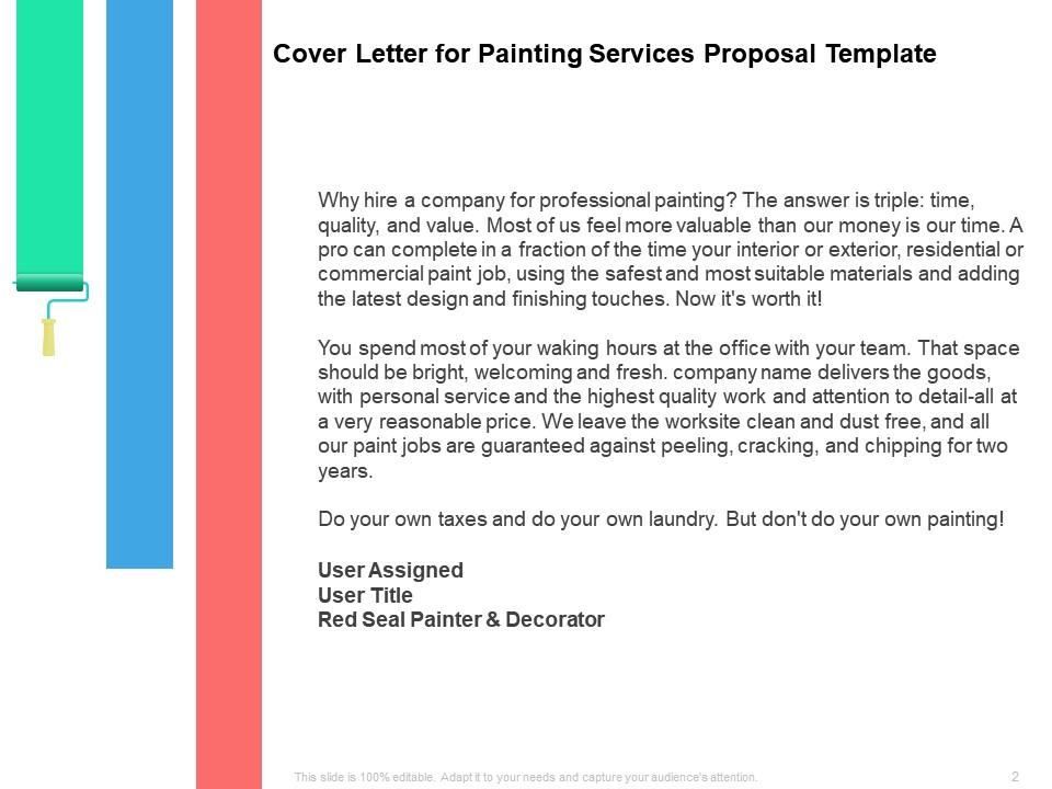 Painting services proposal template helps commercial and residential