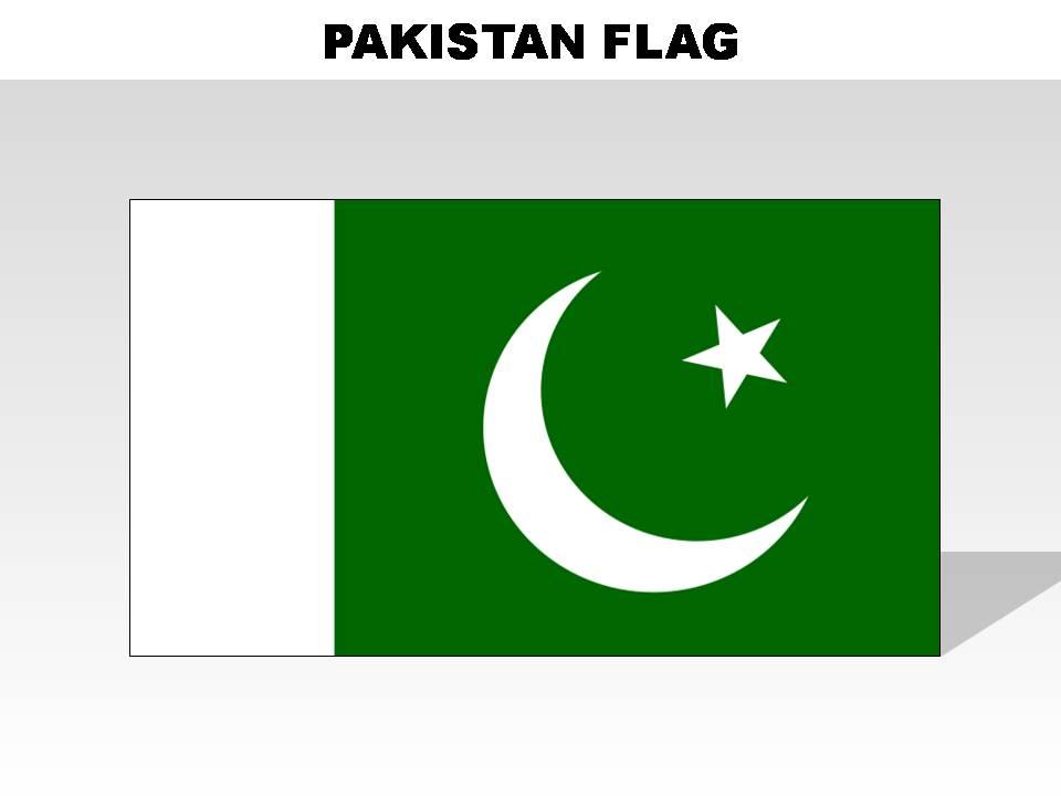 Pakistan country powerpoint flags Slide01