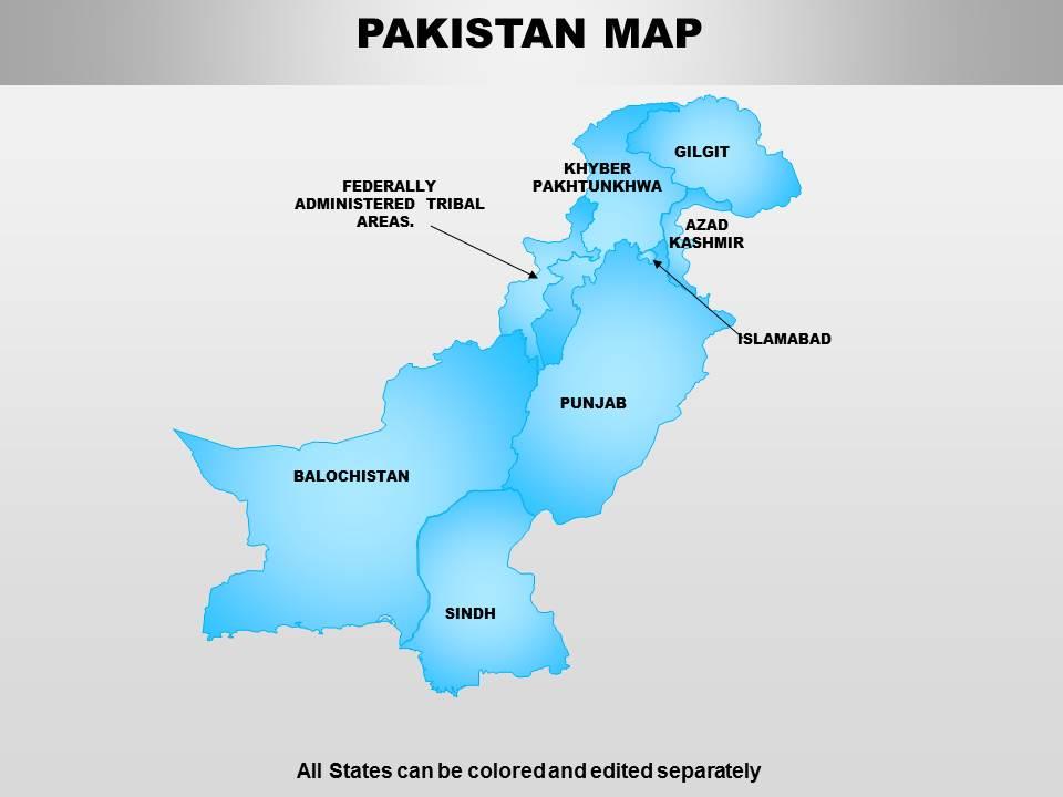 Pakistan powerpoint maps Slide00