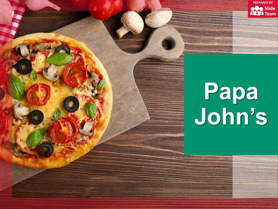 Papa johns company profile overview financials and statistics from 2014-2018 Slide01