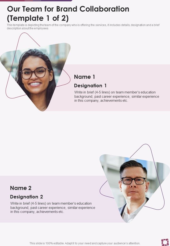 Partnership Collaborate Our Team For Brand Collaboration One Pager