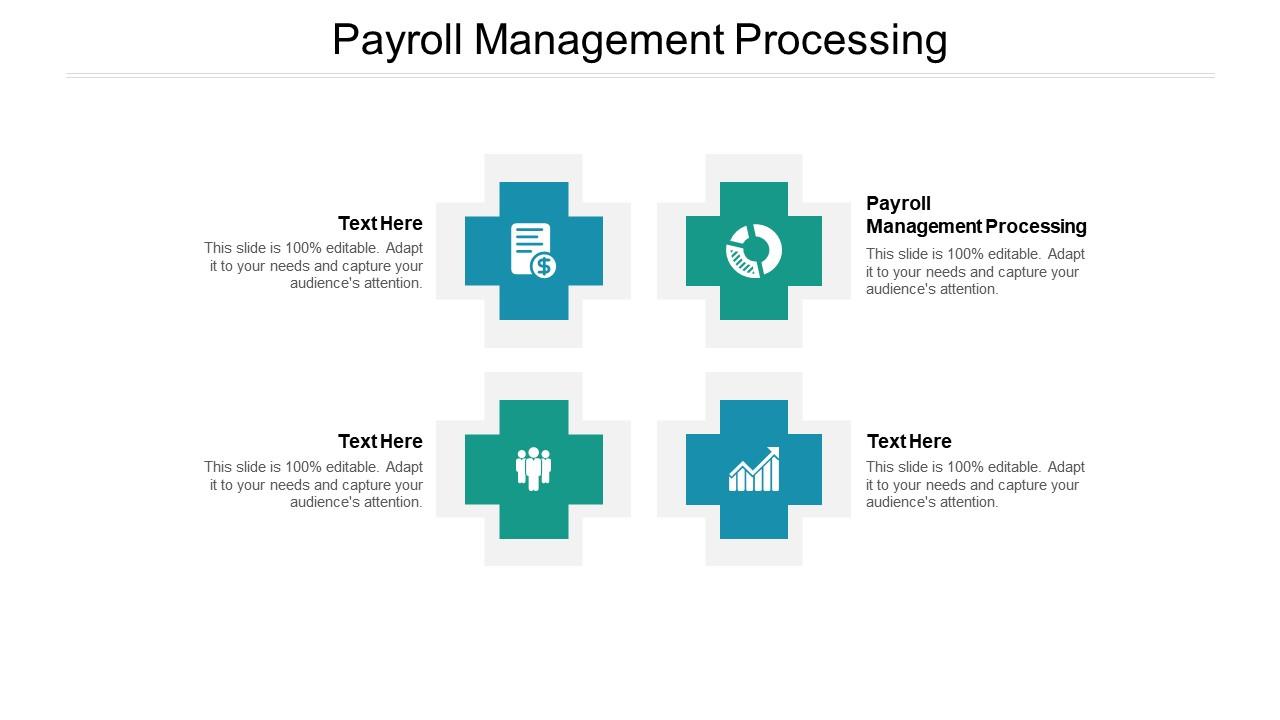 Payroll management processing ppt powerpoint presentation portfolio vector cpb