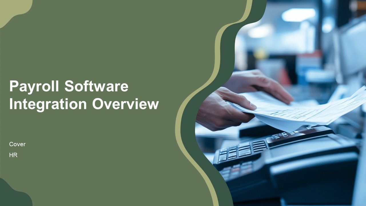 Payroll Software Integration Overview PPT Slides AT