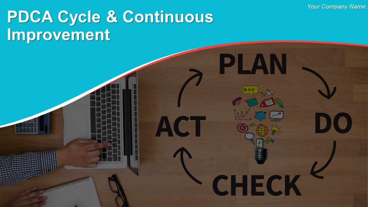Pdca cycle and continuous improvement powerpoint presentation slides Slide01