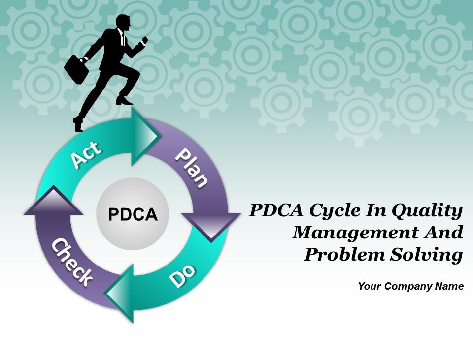 Pdca Cycle In Quality Management And Problem Solving Powerpoint Presentation Slides Slide01
