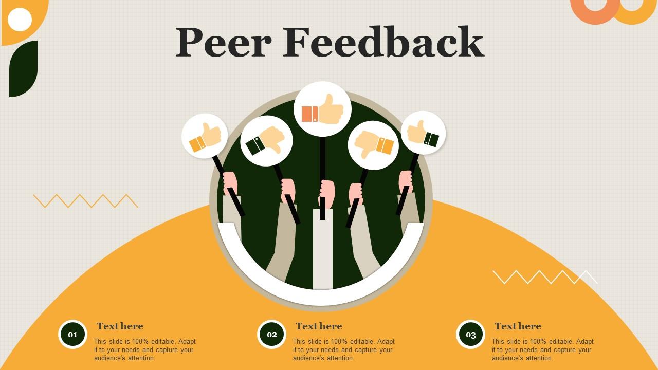 Peer Feedback Ppt Powerpoint Presentation Inspiration Ideas PPT Template