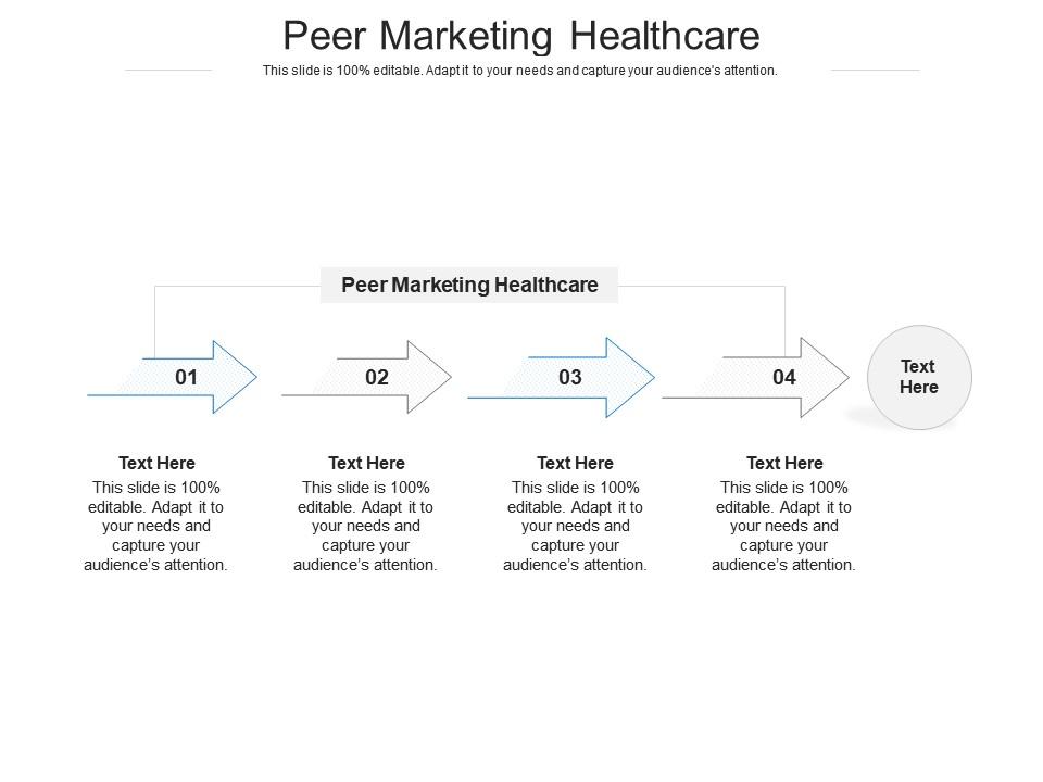 Peer Marketing Healthcare Ppt Powerpoint Presentation Styles Example Introduction Cpb