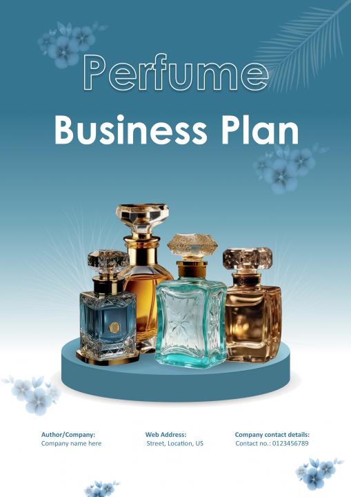 Perfume Business Plan A4 Pdf Word Document Slide01
