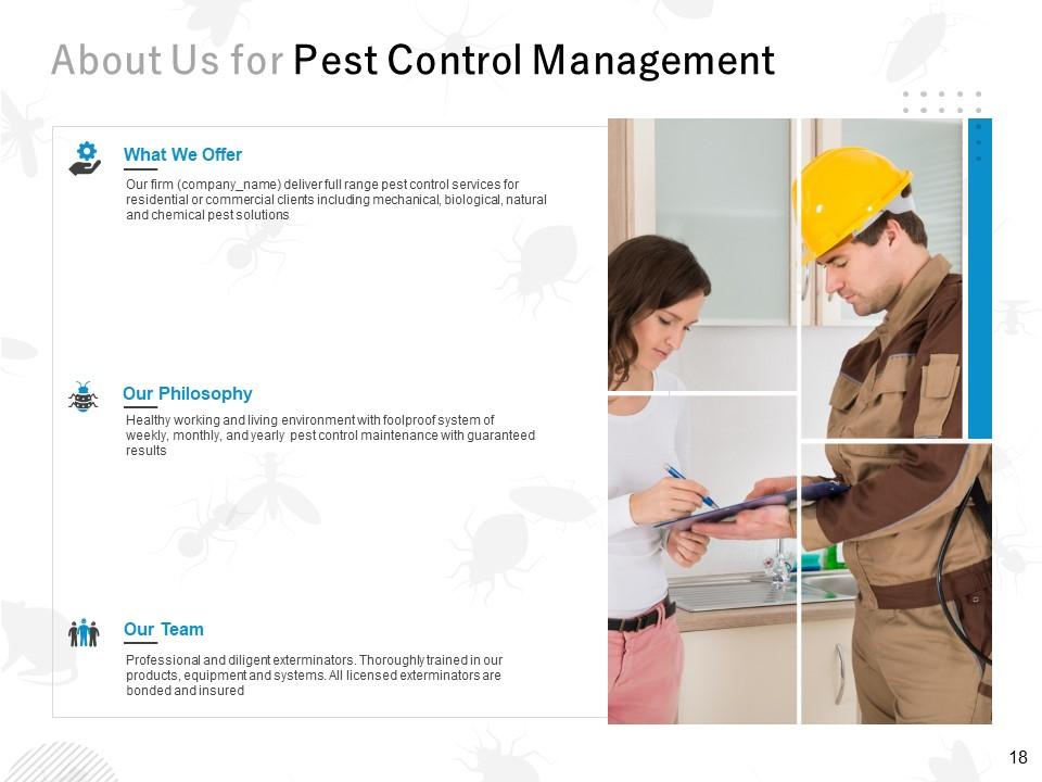 Pest control management proposal powerpoint presentation slides Presentation Graphics