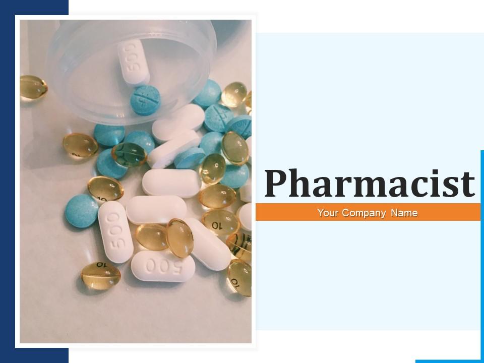 Pharmacist Customer Conversation Drugstore Medicines Dealing Slide01