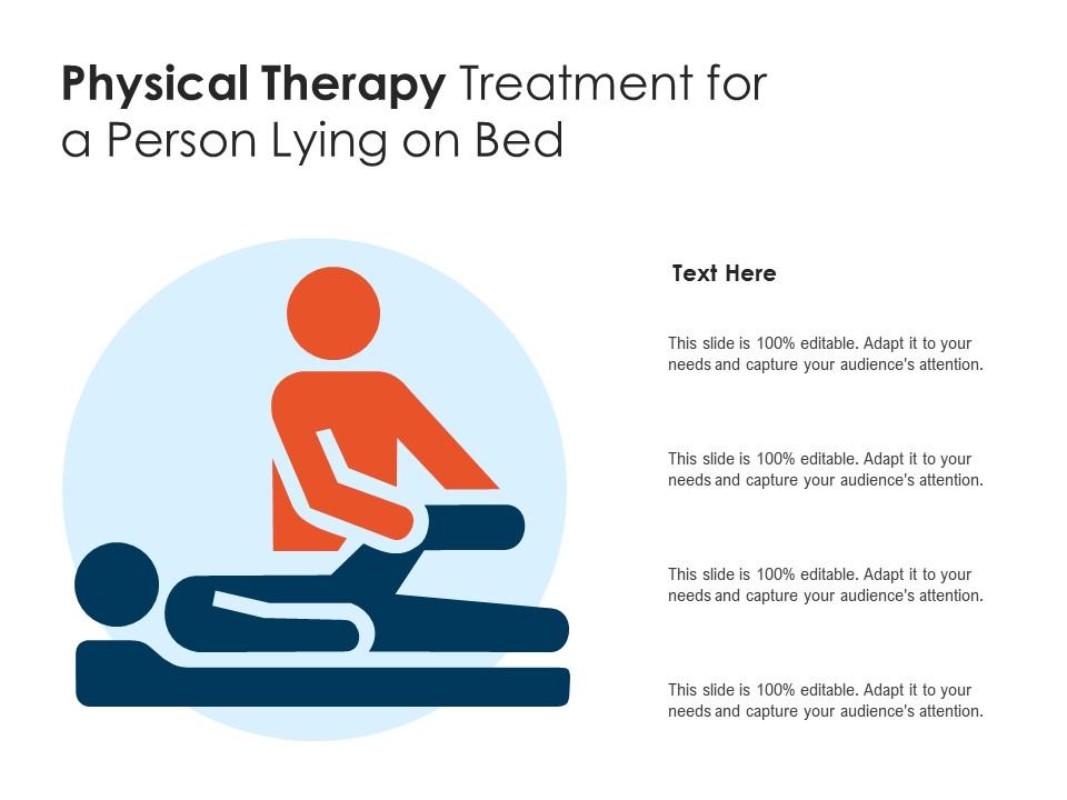 Physical therapy treatment for a person lying on bed Slide01