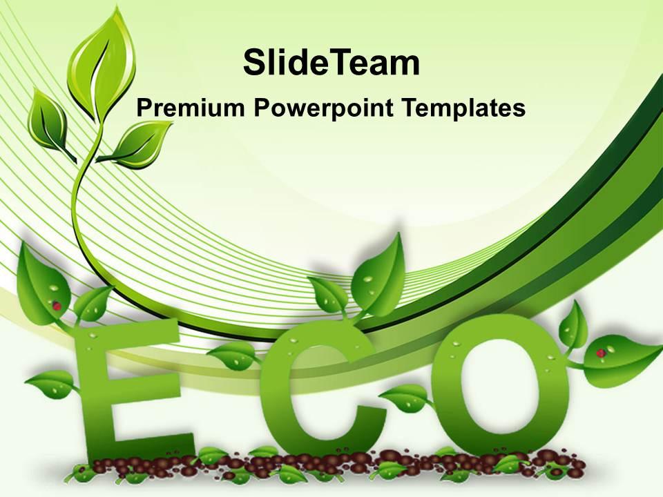 Picture nature download powerpoint templates green eco growth ppt slides Slide01