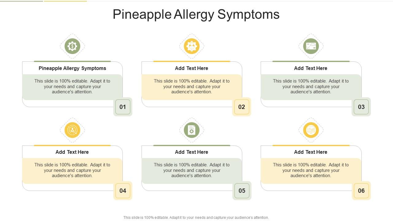 Pineapple Allergy Symptoms In Powerpoint And Google Slides Cpb
