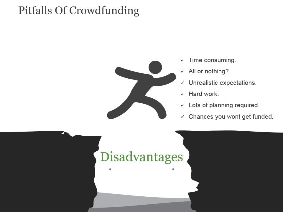 Pitfalls of crowdfunding powerpoint slide designs download Slide01