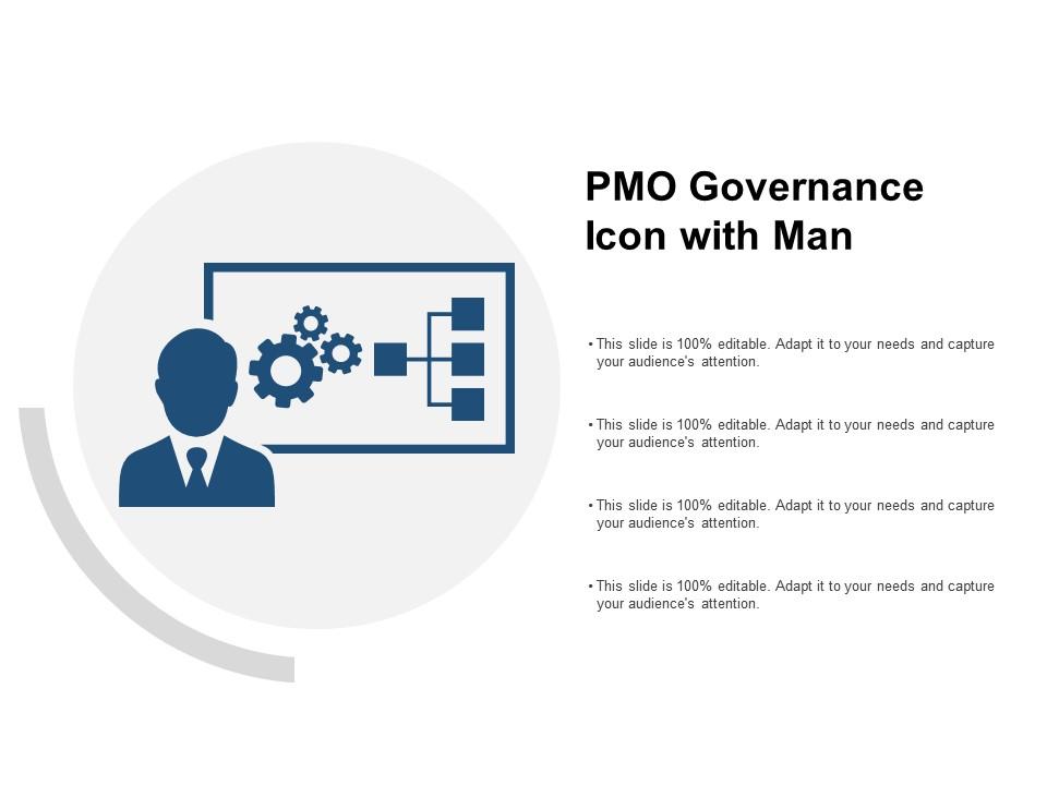 Pmo governance icon with man Slide00