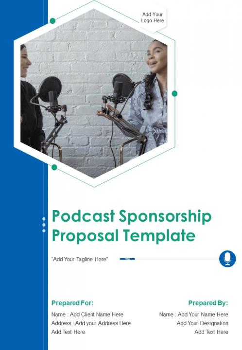 Podcast sponsorship proposal example document report doc pdf ppt Slide01