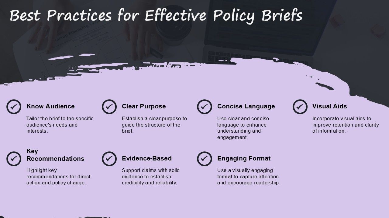 Best Practices Checklist for Effective Policy Briefs