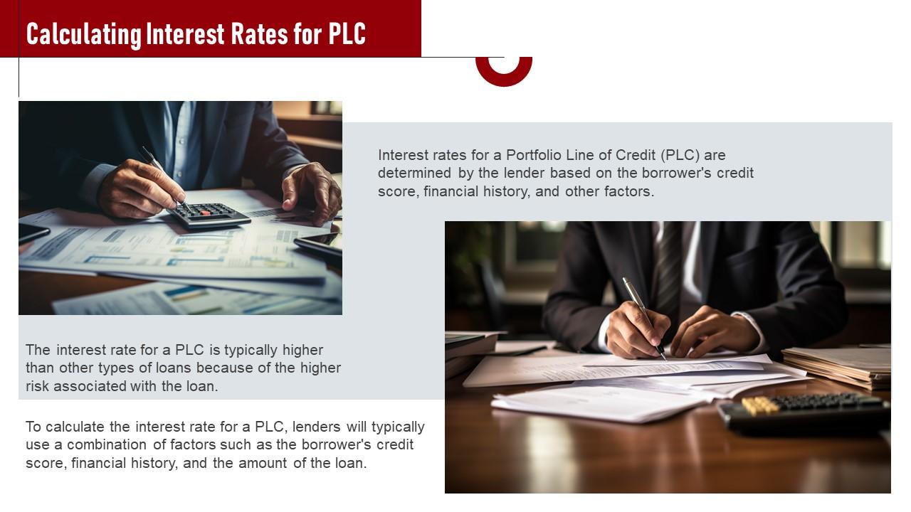 Portfolio Line Credit Calculator Powerpoint Presentation And Google