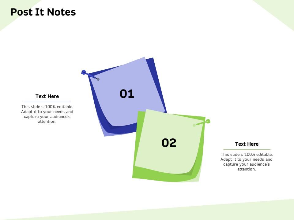 Post it notes capture m847 ppt powerpoint presentation summary master slide