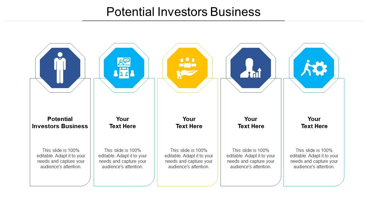 the business plan presentation for potential investors quizlet