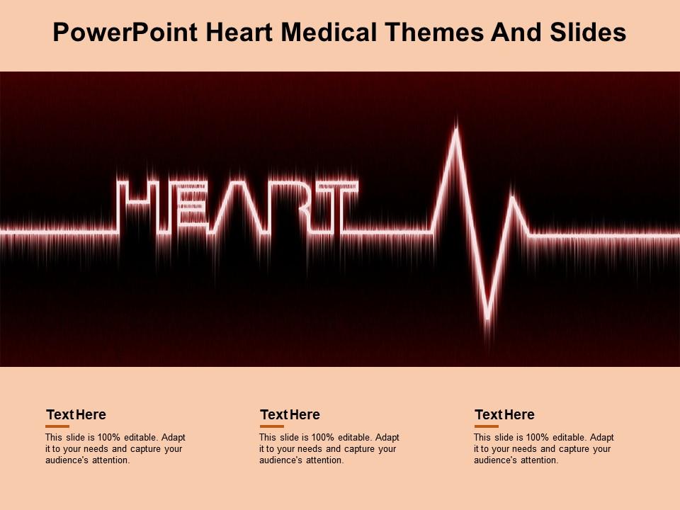 Powerpoint heart medical themes and slides