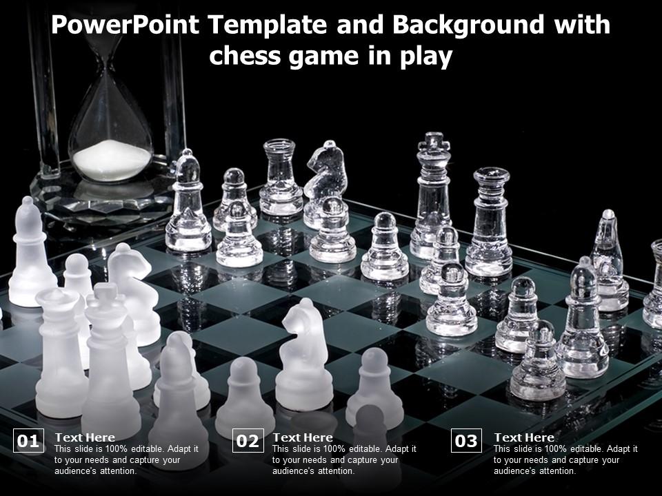 Powerpoint Template And Background With Chess Game In Play | Presentation  Graphics | Presentation PowerPoint Example | Slide Templates
