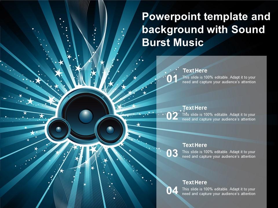 Powerpoint Template And Background With Sound Burst Music | Presentation  Graphics | Presentation PowerPoint Example | Slide Templates