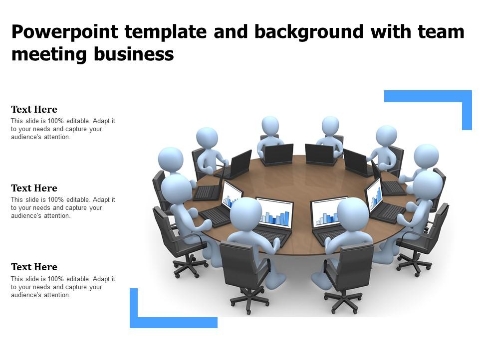 sample team meeting powerpoint presentation