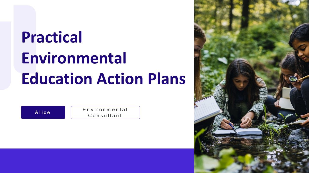 Practical Environmental Education Action Plans PPT Information AT