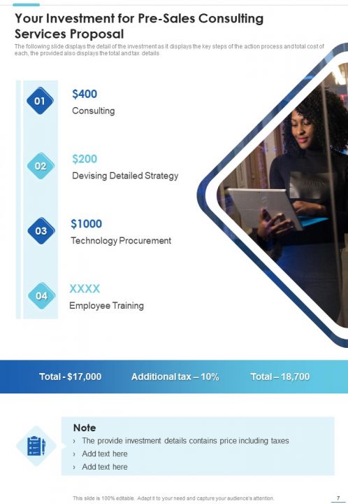 Pre Sales Consulting Services Proposal Report Sample Example Document Slide07