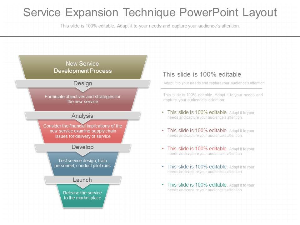 Present service expansion technique powerpoint layout Slide00