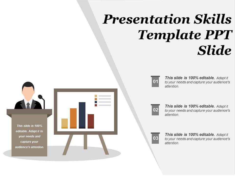 presentation skills ppt template
