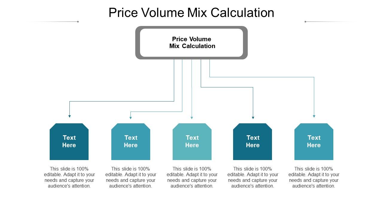Price Volume Mix Calculation Ppt Powerpoint Presentation Inspiration