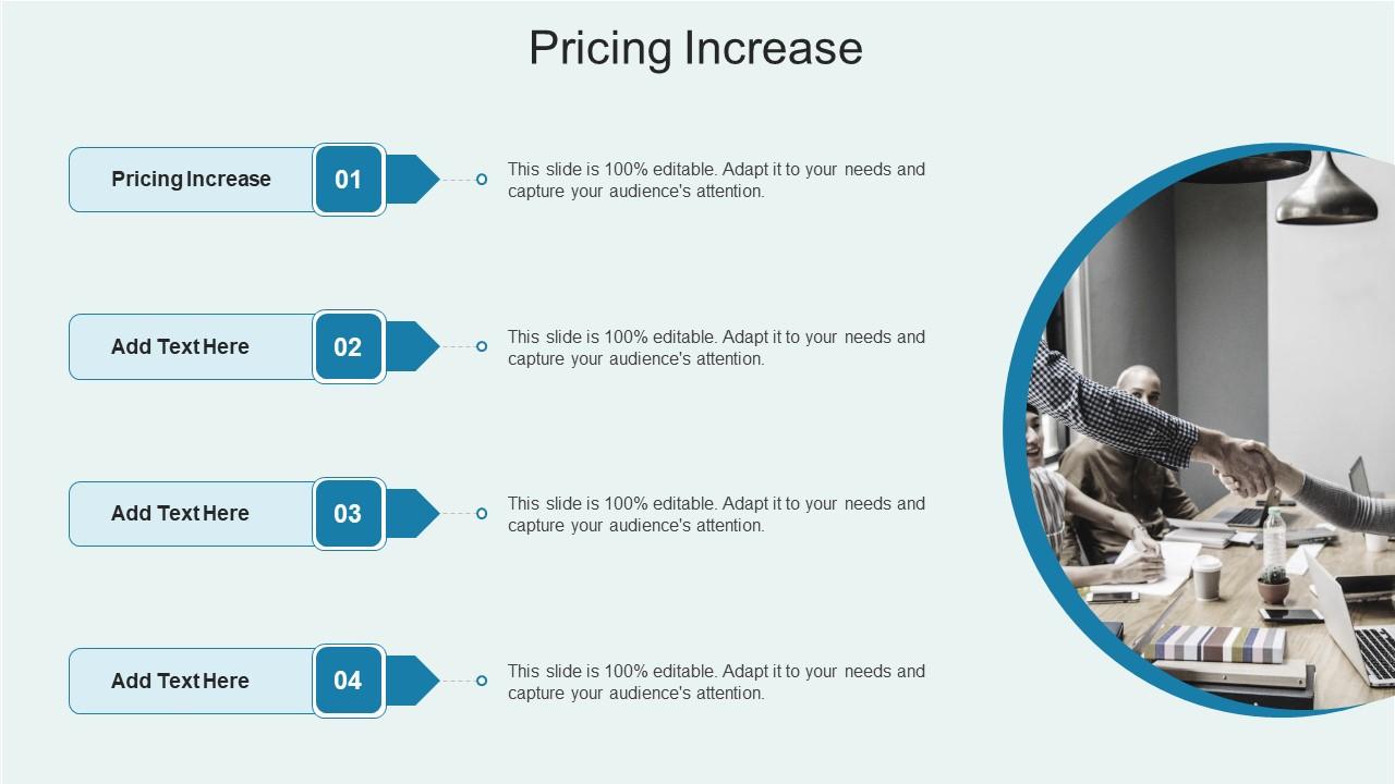 Pricing Increase In Powerpoint And Google Slides Cpb