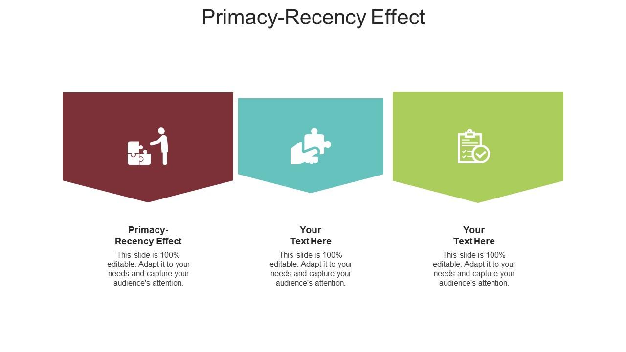 primacy and recency theory