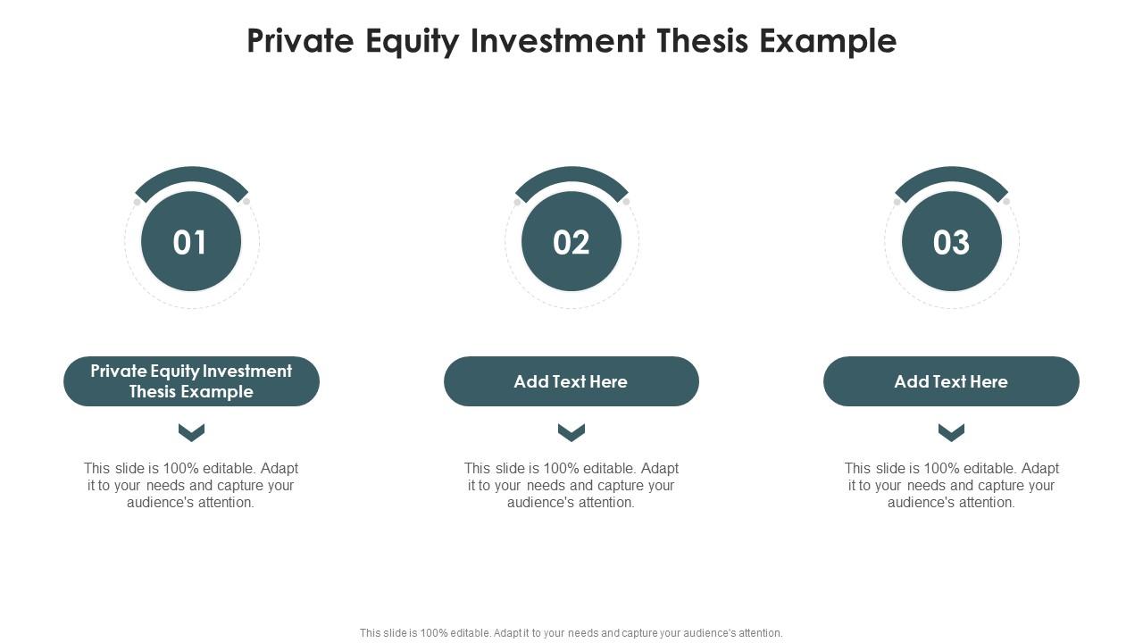 sample private equity investment thesis