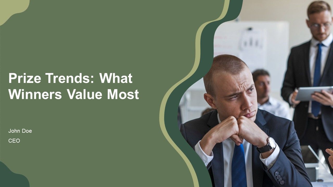 Prize Rate Prize Trends What Winners Value Most PPT Example AT