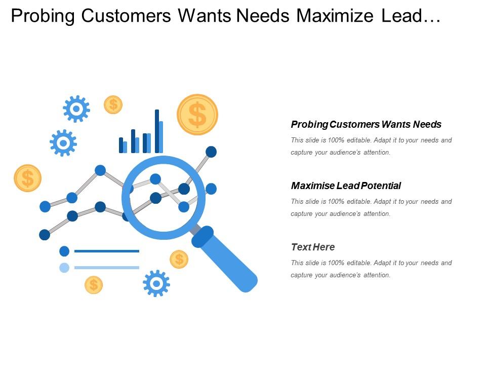 Probing customers wants needs maximize lead potential real time visibility Slide01