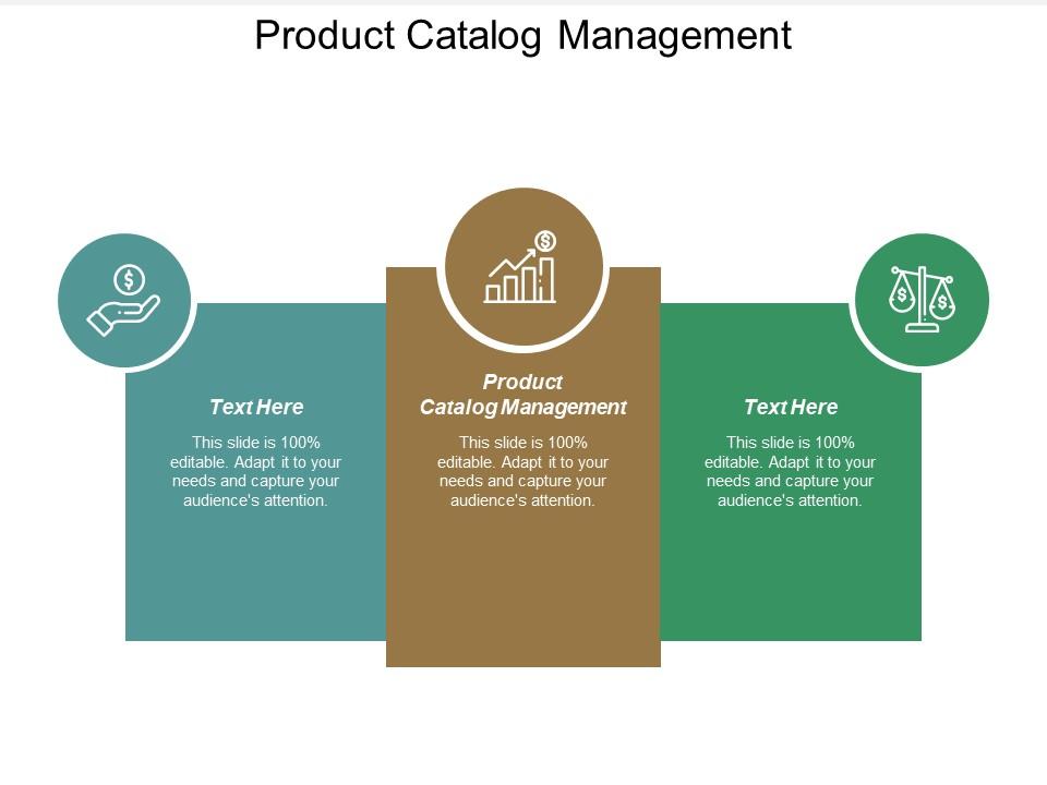 Product catalog management ppt powerpoint presentation professional graphics cpb Slide01
