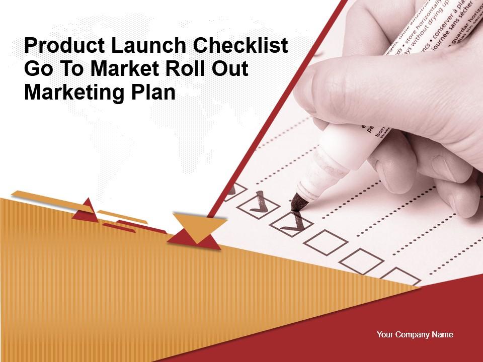 Product Launch Checklist Go To Market Roll Out Marketing Plan Powerpoint Presentation Slides Slide00