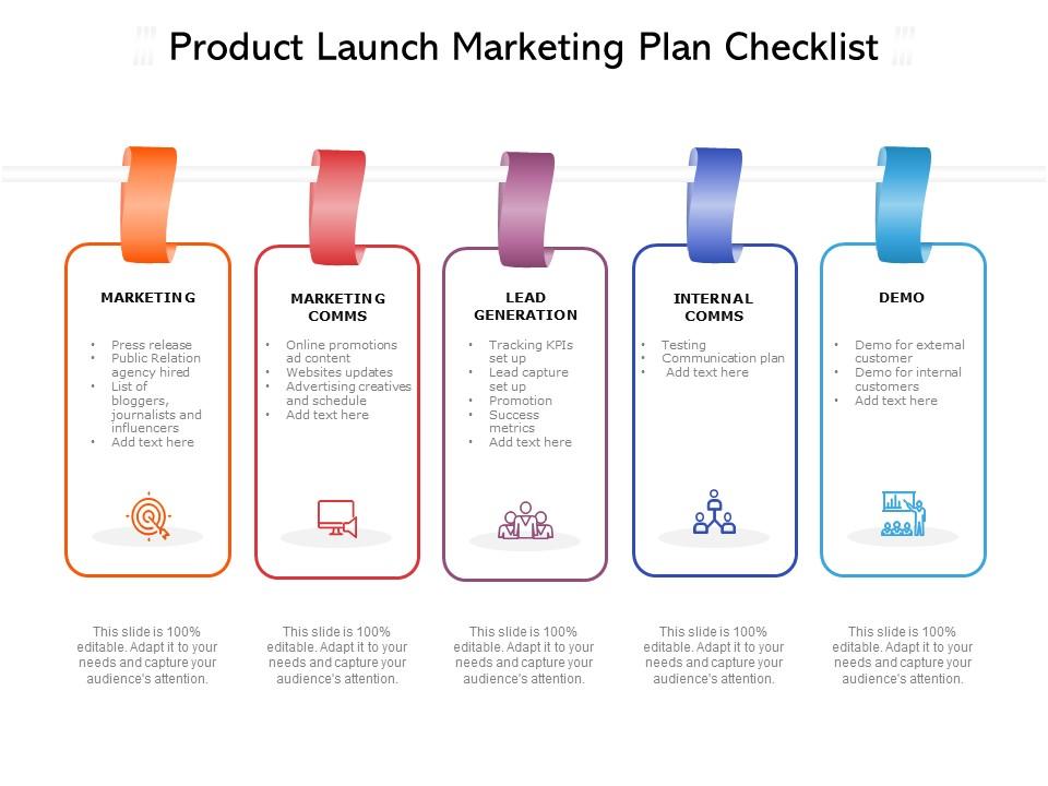 new product launch marketing plan example