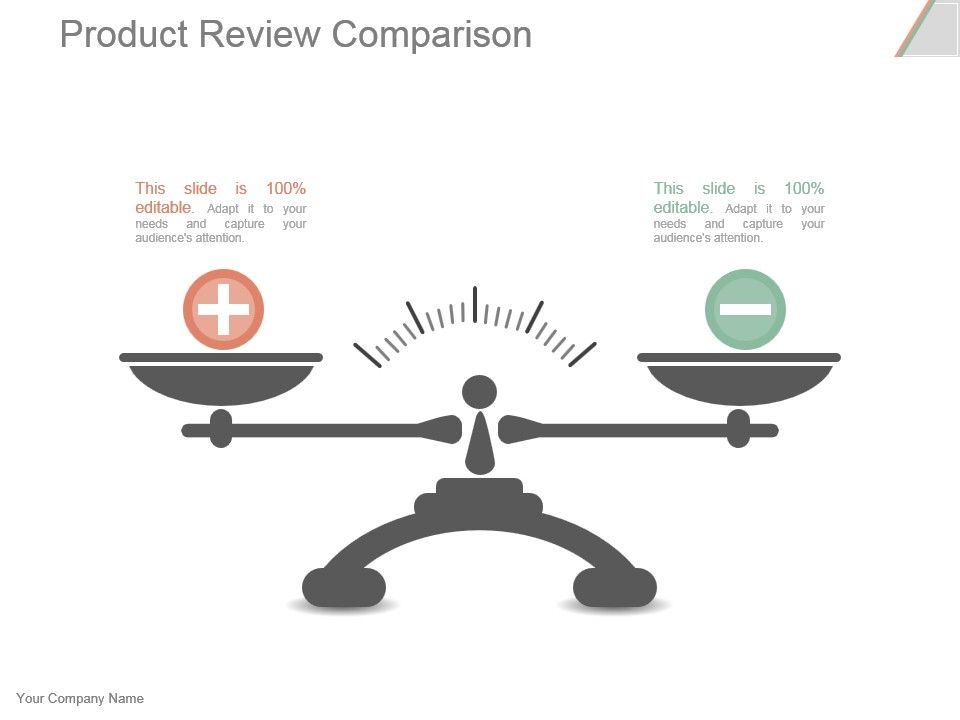 Product review comparison powerpoint slide designs download Slide00