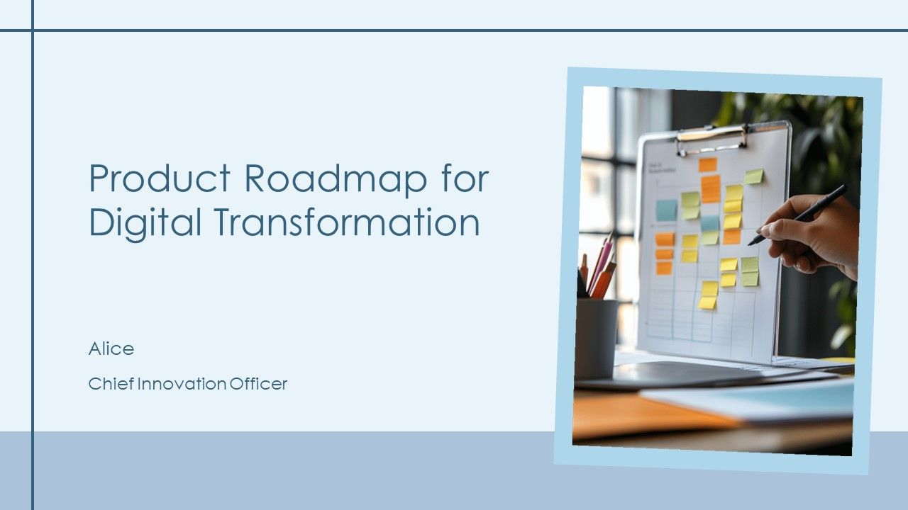 Product Roadmap For Digital Transformation PPT Structure AT