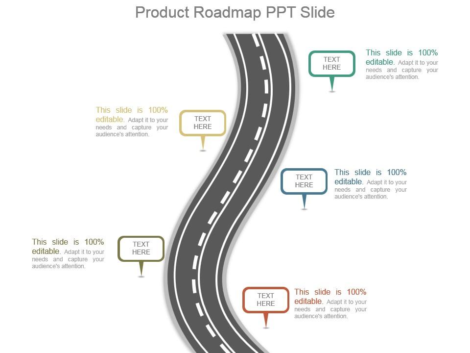 Product roadmap ppt slide