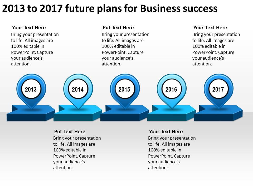 product_roadmap_timeline_2013_to_2017_future_plans_for_business_success_powerpoint_templates_slides_Slide01