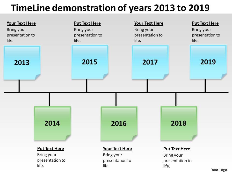product_roadmap_timeline_timeline_demonstration_of_years_2013_to_2019_powerpoint_templates_slides_Slide01