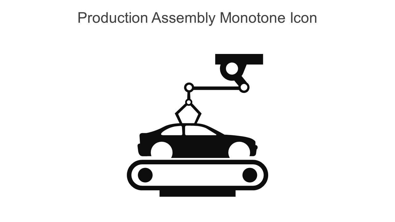 Production Assembly Monotone Icon In Powerpoint Pptx Png And Editable Eps Format